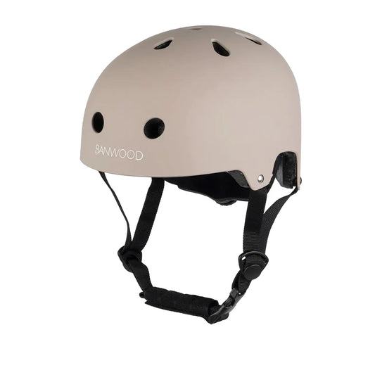 Bērnu drošības ķivere, Classic Helmet, Matt Beige, Banwood