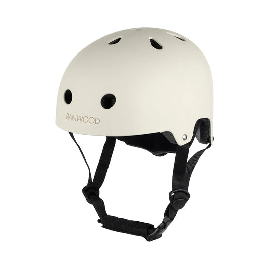 Bērnu drošības ķivere, Classic Helmet, Matte Cream, Banwood (50-54cm), BW-HELMET-CREAM