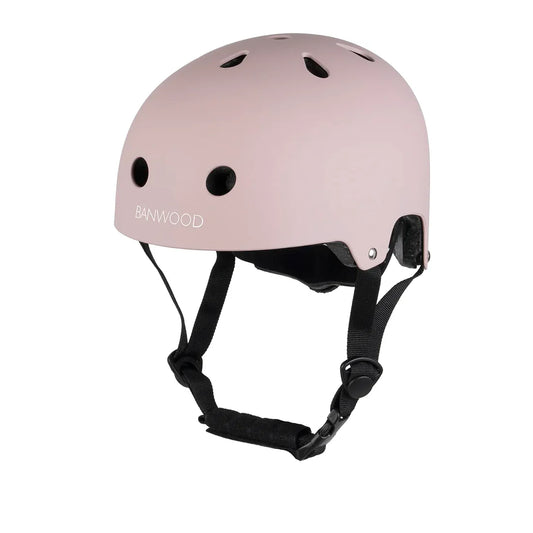 Bērnu drošības ķivere, Classic Helmet, Matte Dustypink, Banwood