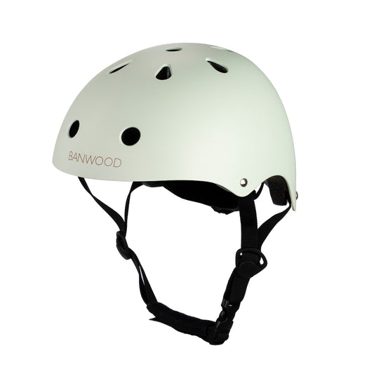 Bērnu drošības ķivere, Classic Helmet, Matte Pale Mint, Banwood, BW-HELMET-MINT