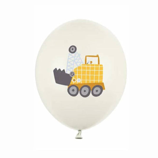 Balons Ekskavators - Construction vehicles, 30cm