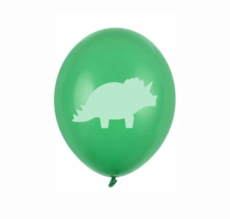 Balons - Dinozaurs, Dinosuar dark green Balloon, 30cm 