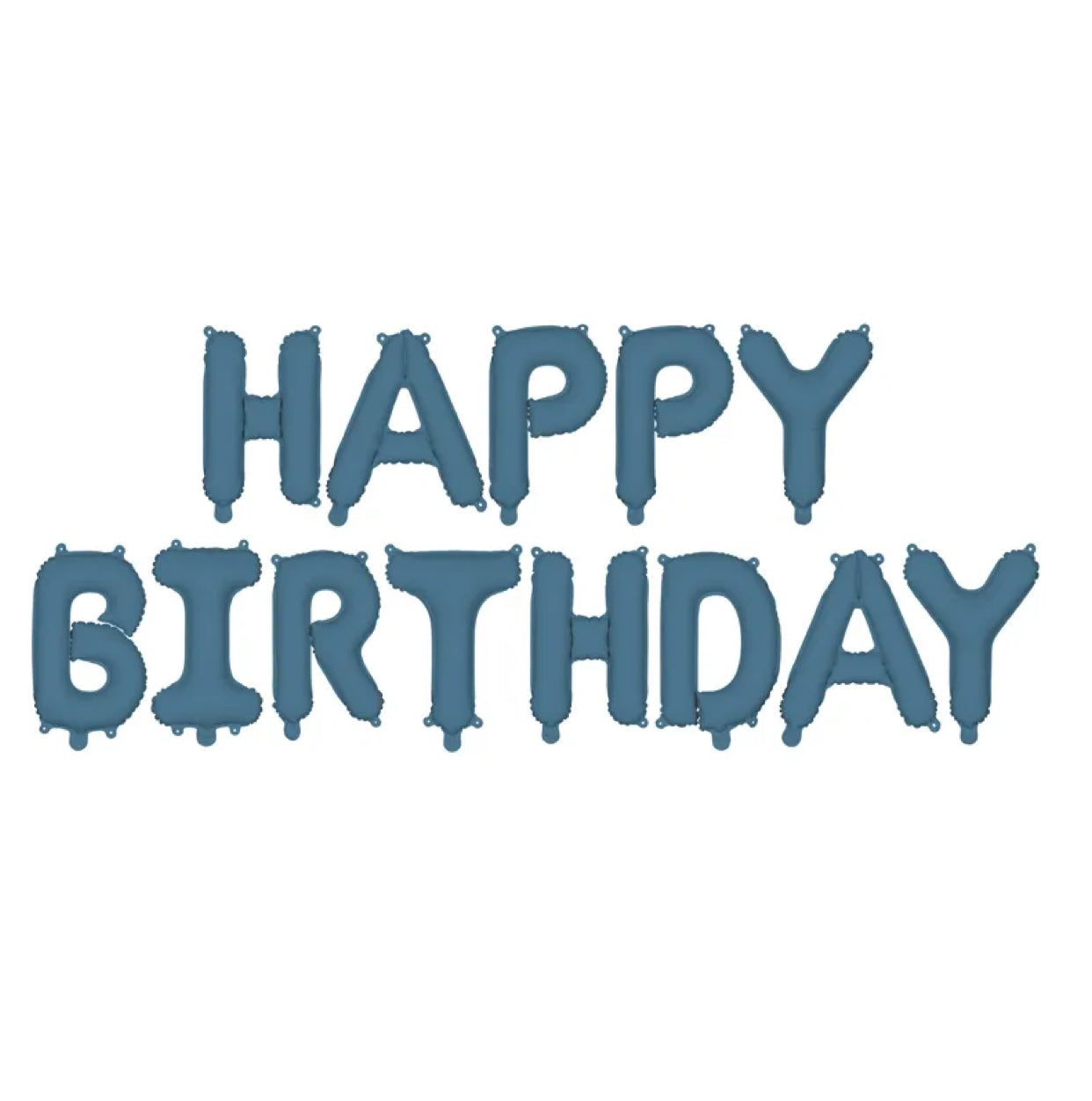 DIY Balonu virtene Happy Birthday, tumši zils, 340 x 35cm