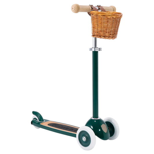 Bērnu skrejritenis zaļš, 3-wheel Scooter, green, Banwood