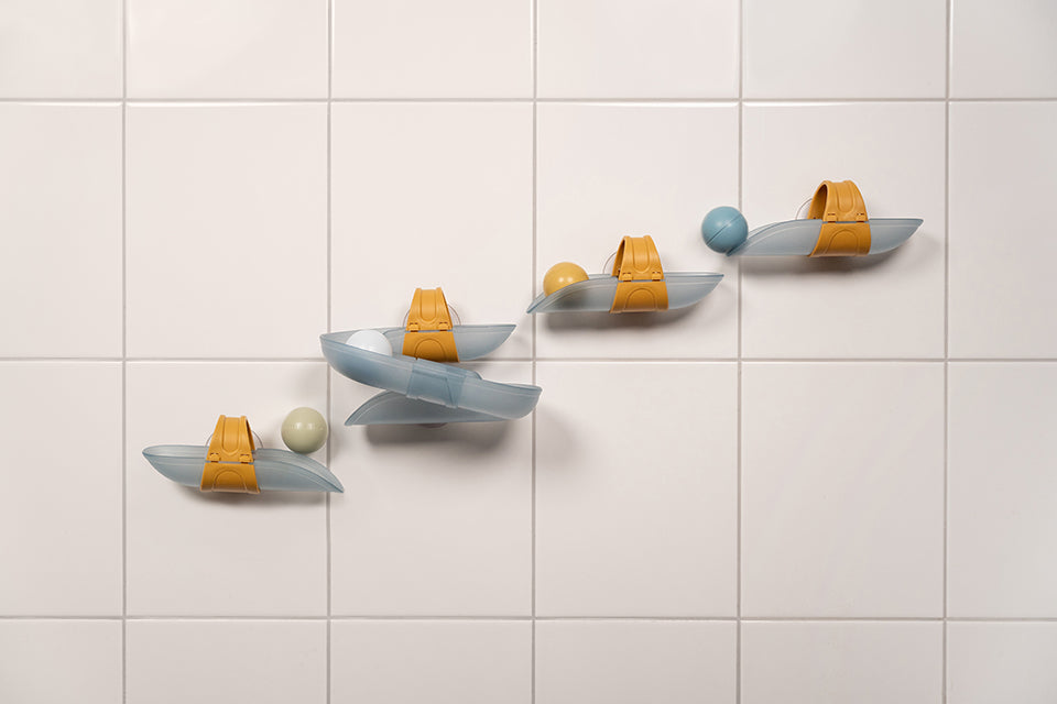 Bumbu trasīte vannai, zila, Little Dutch Bathtub Ball track Blue, 2010454