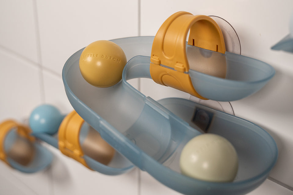 Bumbu trasīte vannai, zila, Little Dutch Bathtub Ball track Blue, 2010454