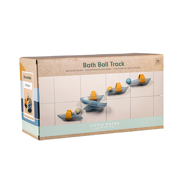 Bumbu trasīte vannai, zila, Little Dutch Bathtub Ball track Blue, 2010454