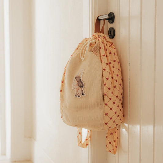 Tīkliņu mugursoma pludmalei Lovely Roots, Beach Net Backpack, Mrs.Ertha