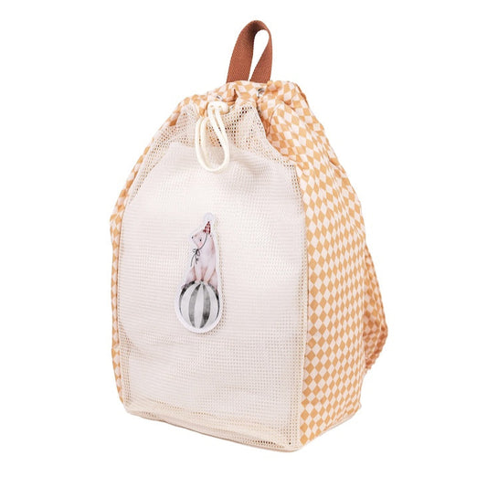 Tīkliņu mugursoma pludmalei Speckled Diamond, Beach Net Backpack, Mrs.Ertha