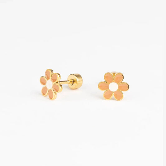 Bērnu auskari Margrietiņas, Little Daisy Studs Earings, Mrs.Ertha, ER1400-LITTLEDAISY