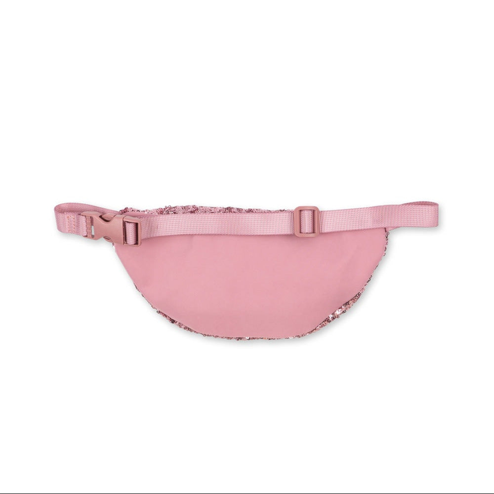 Bērnu gurnu soma Sequin Bumbag Mellow Rose, Konges Slojd, KS102391-MELLOW-ROSE