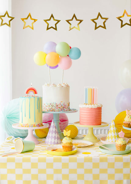 Dzimšanas dienas kūkas svecīte - Varavīksne, Birthday Cake Candles, Rainbow