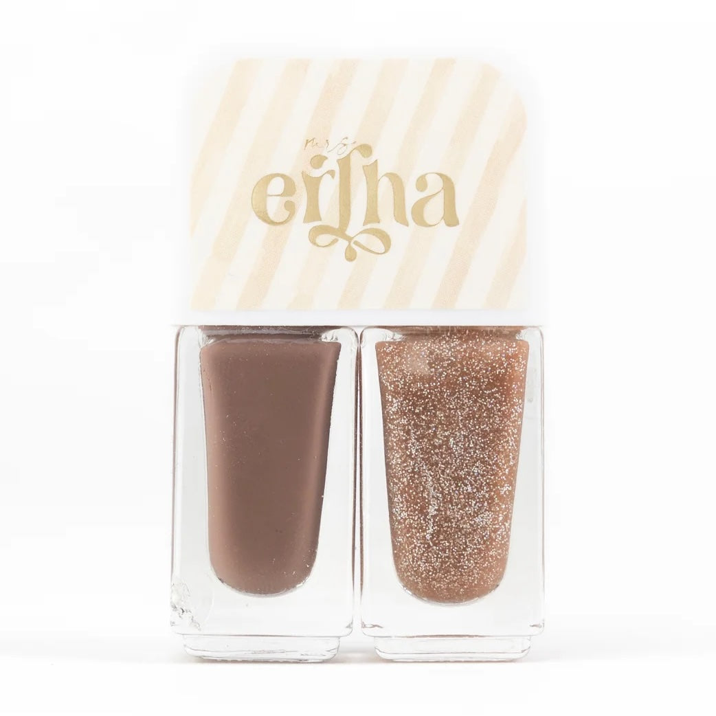 Bērnu nagu laka, Kids Nail Polish, Choco Charm, 2 gab, Mrs.Ertha, ER1406