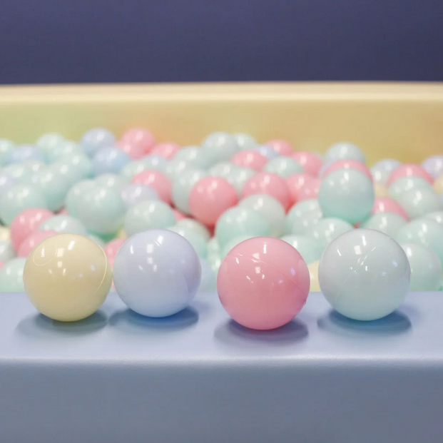 Bumbiņas bumbu baseinam, Ball Pit Balls, 500 gab, IGLU - Pastel, pasteļu, SET_BALLS_7_500_3