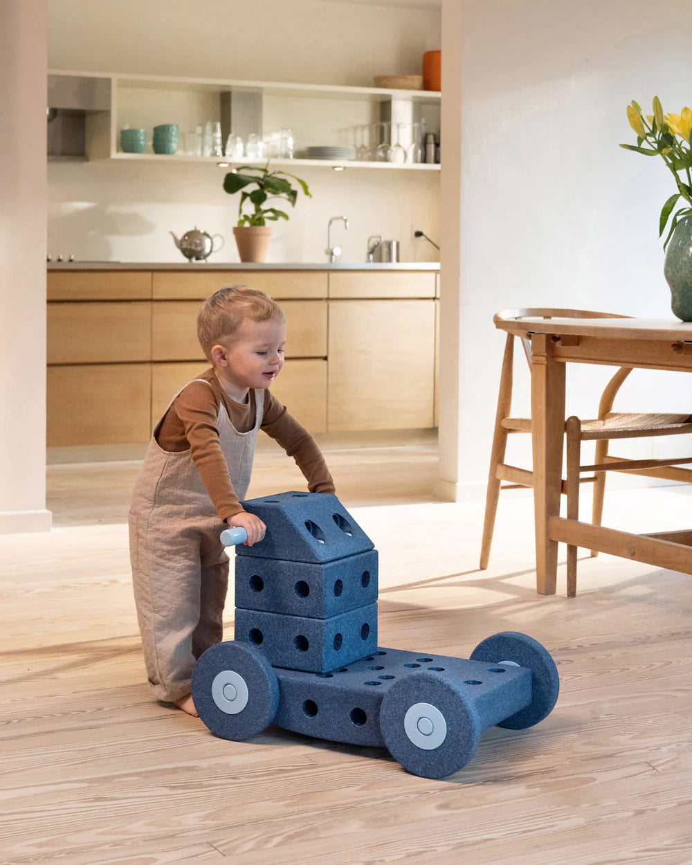 Būvēšanas bloki Dreamer Set, Building blocks, Deep Blue / Sky Blue, MODU, M-SET-DRE-DB-SB