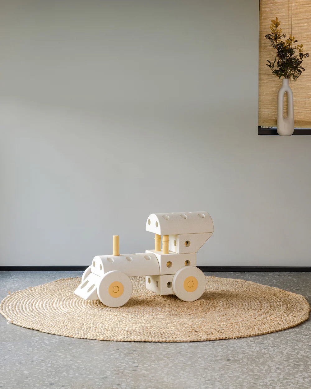 Būvēšanas bloki Dreamer Set, Building blocks, Sand Grey / Honey Yellow, MODU, M-SET-DRE-SG-HY