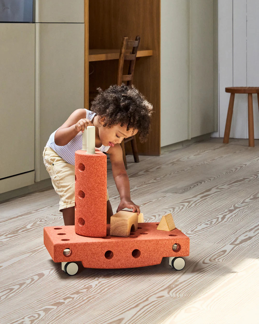 Būvēšanas bloki Curiosity Set, Building blocks, Burnt Orange / Dusty Green, MODU, M-SET-CUR-BO-DG