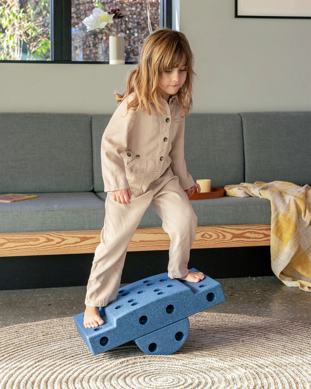 Būvēšanas bloki Curiosity Set, Building blocks, Deep Blue / Sky Blue, MODU, M-SET-CUR-DB-SB