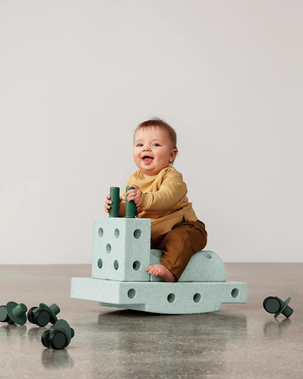 Būvēšanas bloki Curiosity Set, Building blocks, Ocean Mint / Forest Green, MODU, M-SET-CUR-OM-FG
