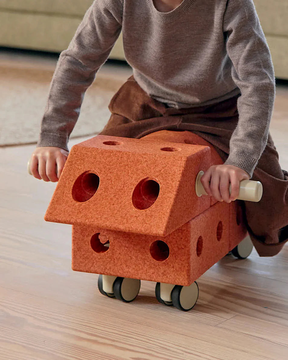 Būvēšanas bloki Explorer Set, Building blocks, Burnt Orange / Dusty Green, MODU, M-SET-EXP-BO-DG