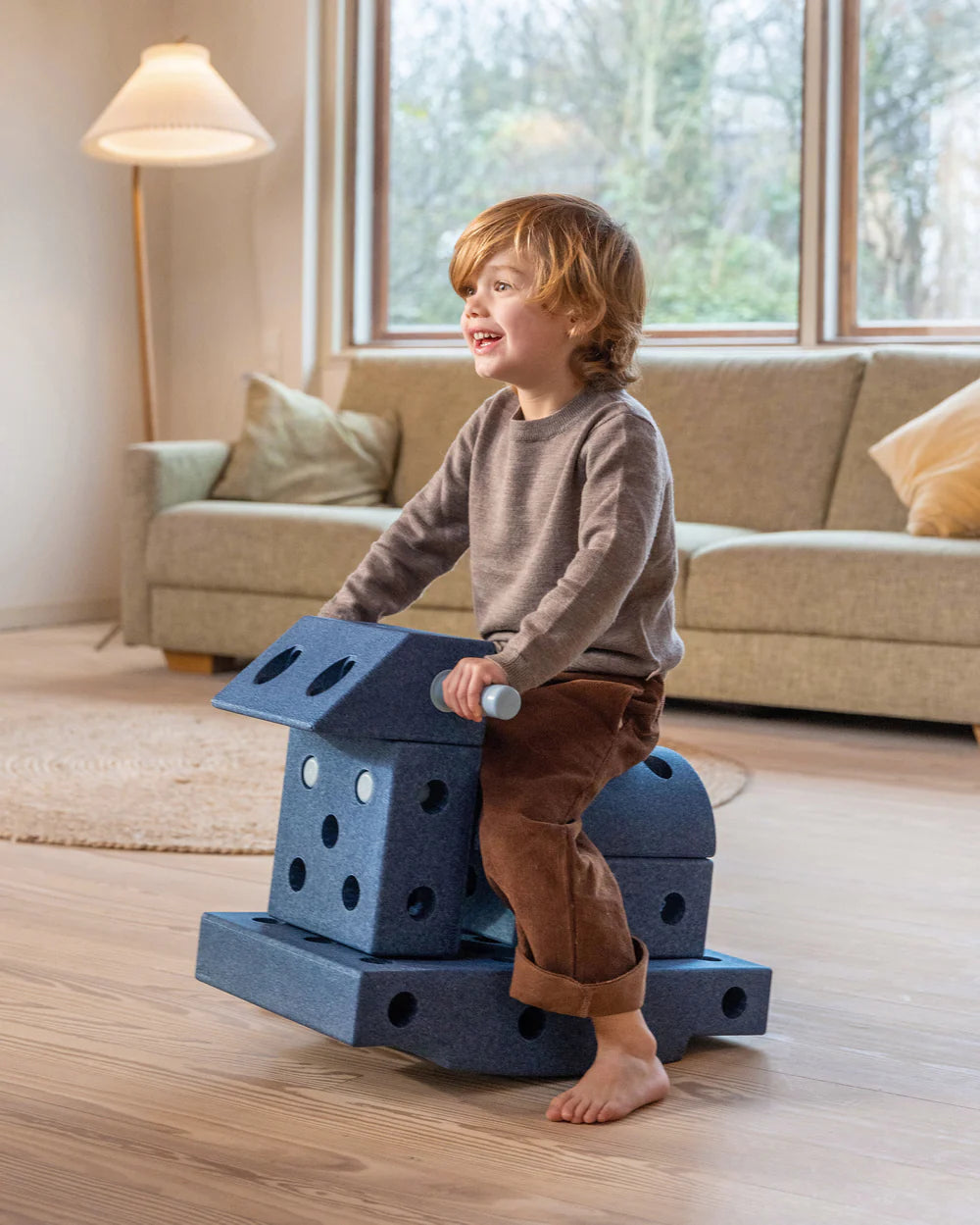 Būvēšanas bloki Explorer Set, Building blocks, Deep Blue / Sky Blue, MODU, M-SET-EXP-DB-SB