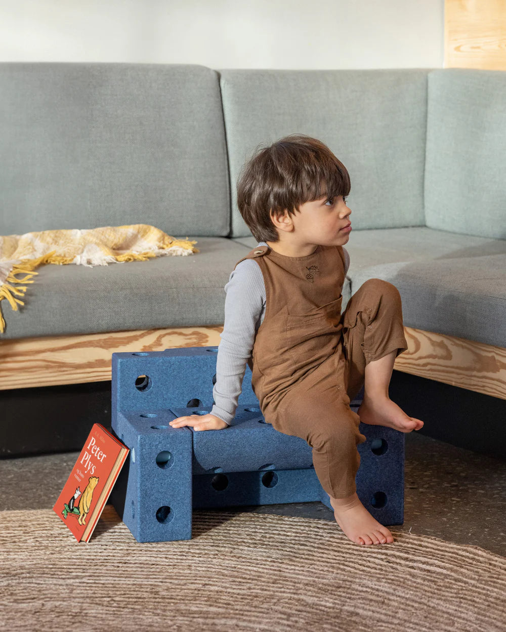 Būvēšanas bloki Explorer Set, Building blocks, Deep Blue / Sky Blue, MODU, M-SET-EXP-DB-SB