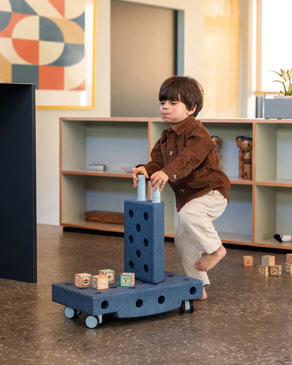 Būvēšanas bloki Explorer Set, Building blocks, Deep Blue / Sky Blue, MODU, M-SET-EXP-DB-SB