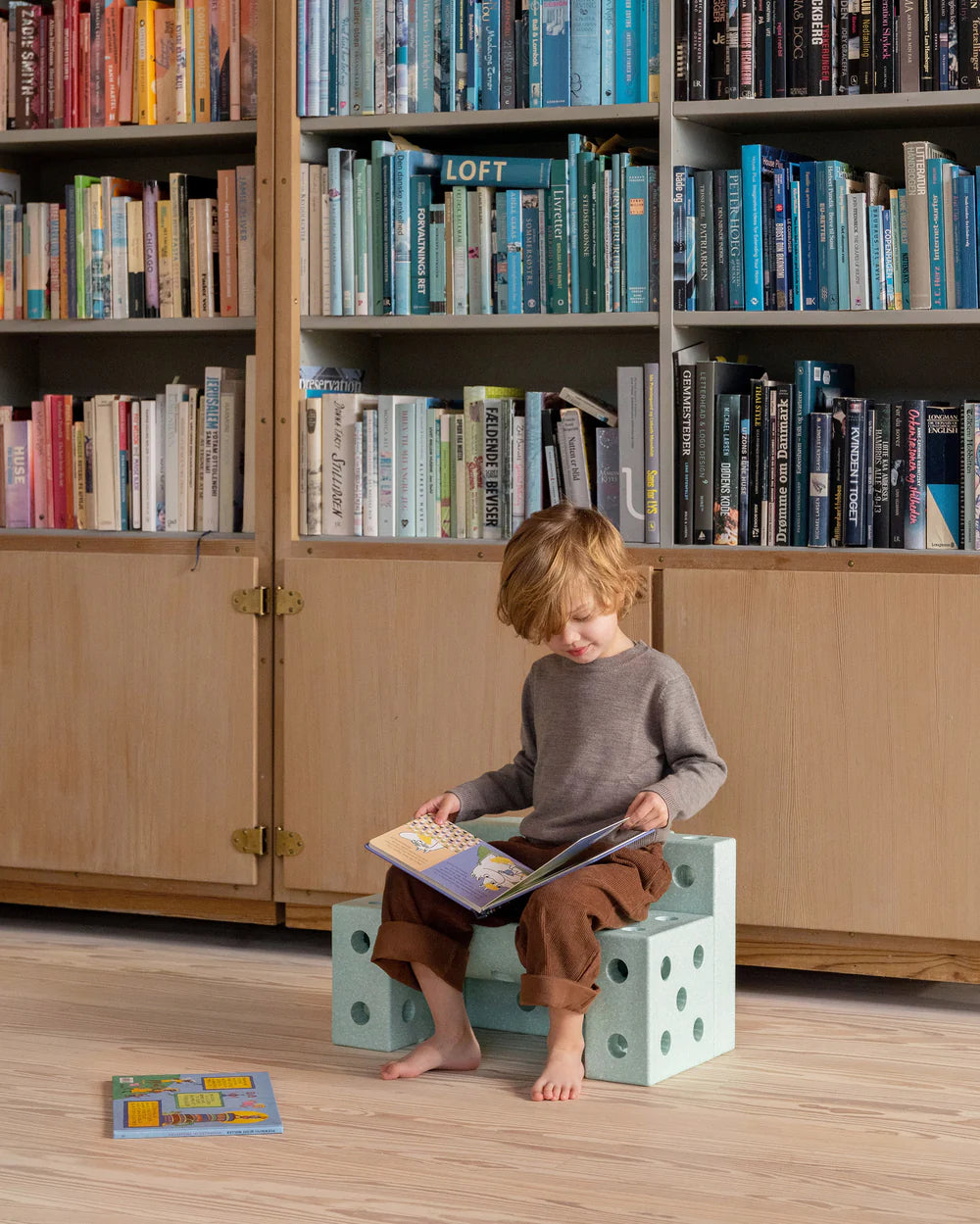 Būvēšanas bloki Explorer Set, Building blocks, Ocean Mint / Forest Green, MODU, M-SET-EXP-OM-FG