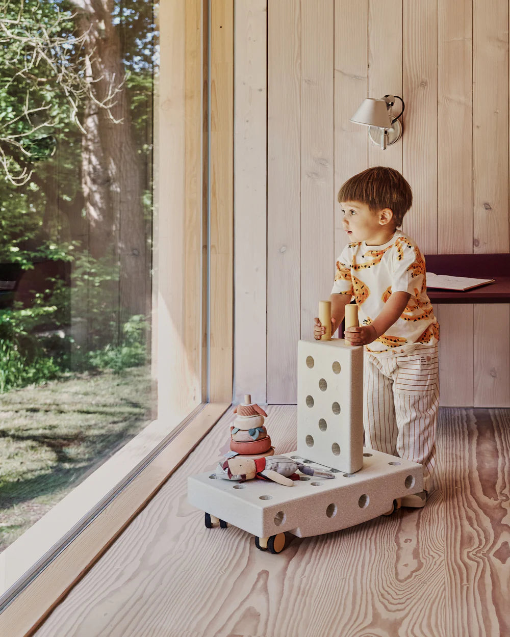 Būvēšanas bloki Explorer Set, Building blocks, Sand Grey / Honey Yellow, MODU, M-SET-EXP-SG-HY