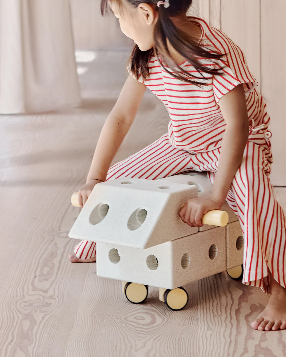 Būvēšanas bloki Explorer Set, Building blocks, Sand Grey / Honey Yellow, MODU, M-SET-EXP-SG-HY