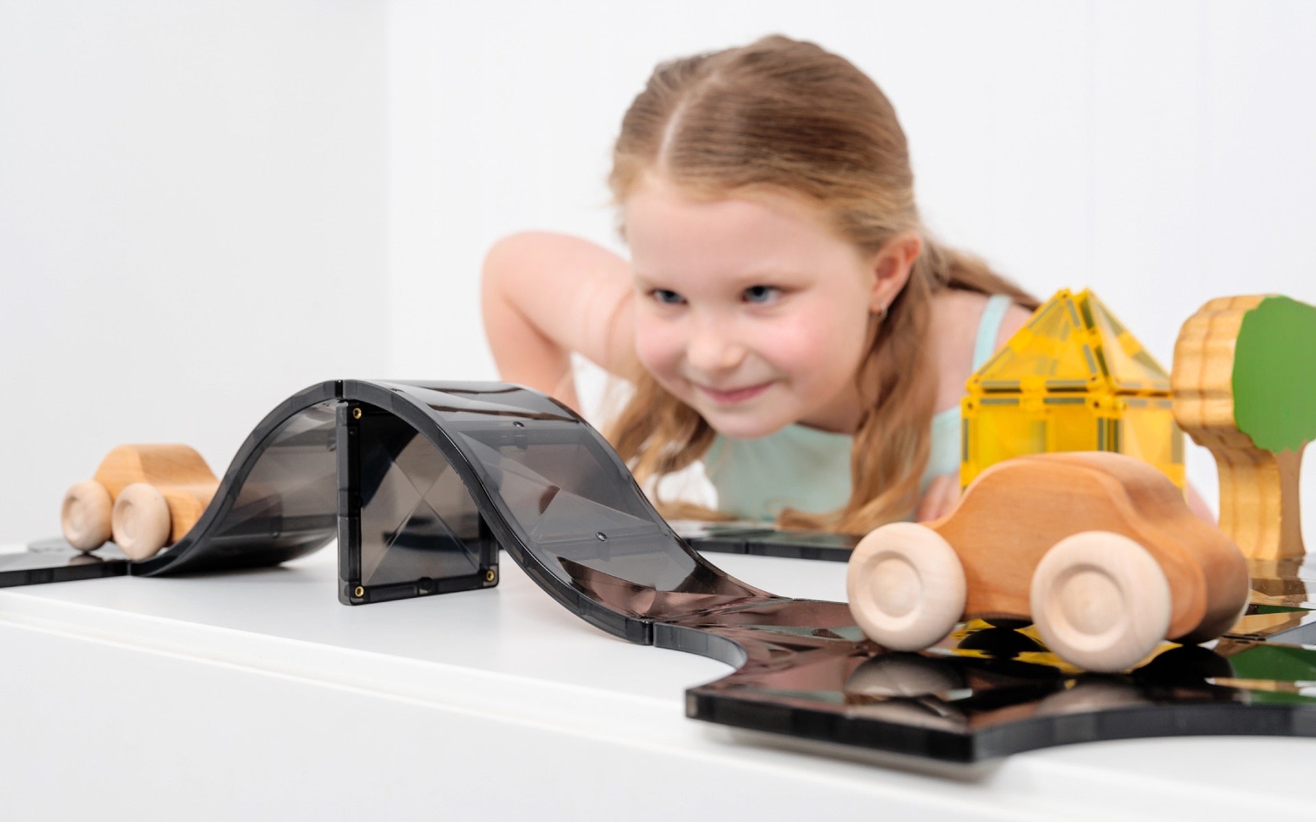 Magnētiskais konstruktors Ceļi, Creative Roads Pack, 48 gab, Connetix, CT-O-00048-CR