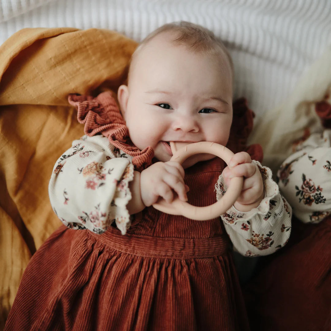 Silikona graužammanta Kaķis, rozā, Teether Cat, Mushie, 2560265