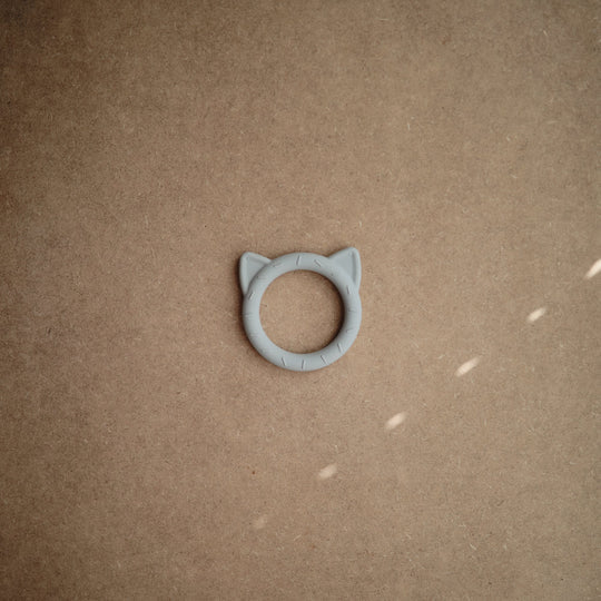 Silikona graužammanta Kaķis, Stone, Teether Cat, Mushie, 2560264