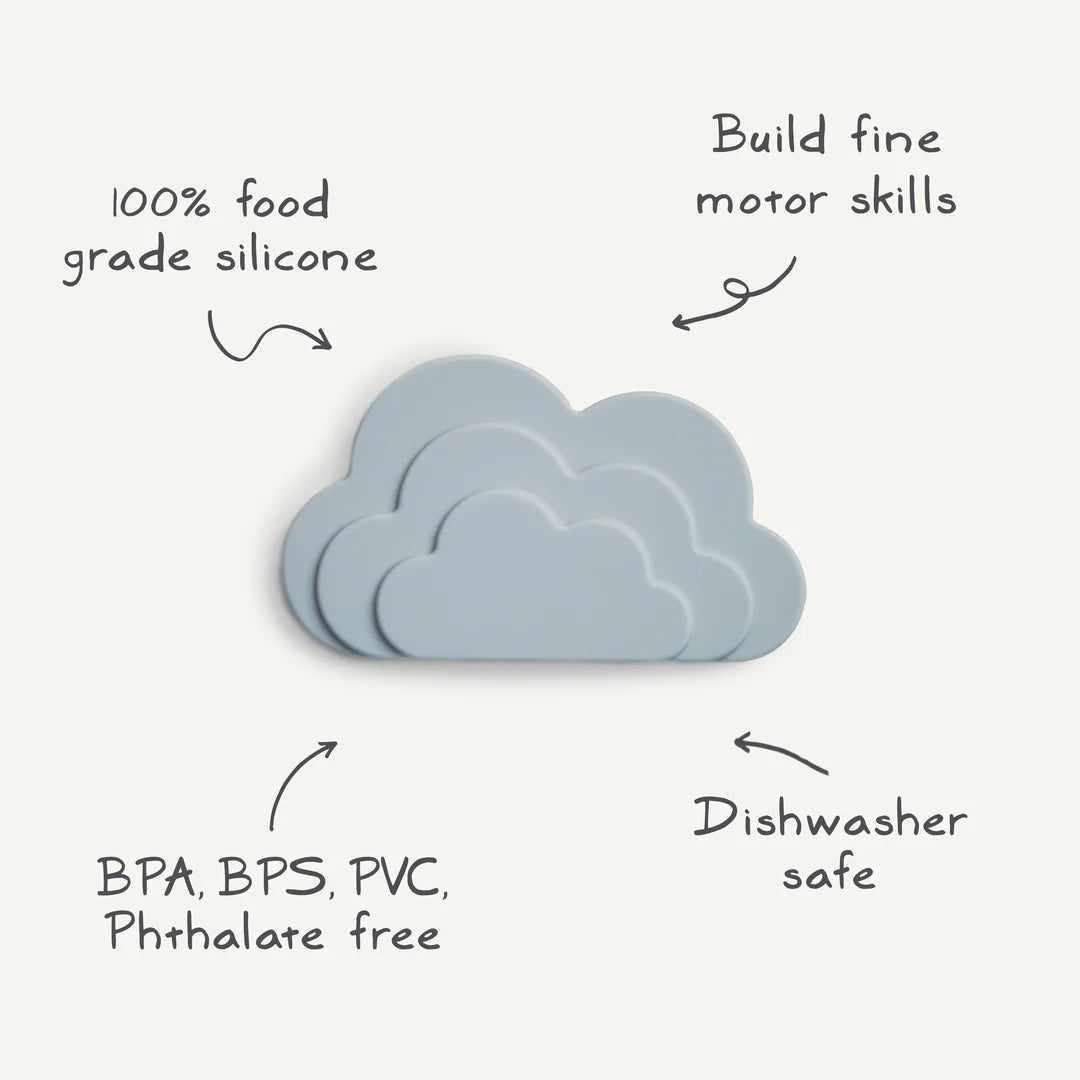 Silikona graužammanta Mākonītis, Teether Cloud, Mushie, 2560285