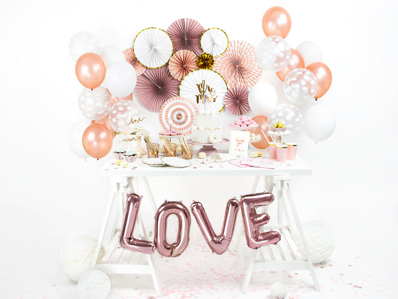 Konfetti apīši no papīra - Party Deco Confetti Circles, light pink 
