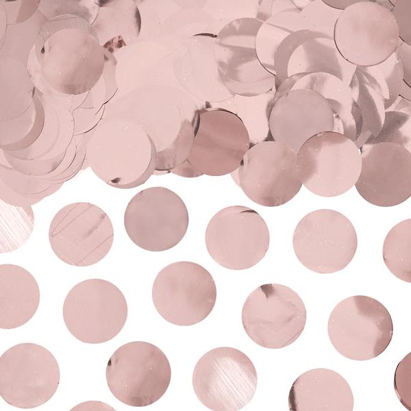 Konfetti apīši no papīra - Party Deco Confetti Circles, rose gold
