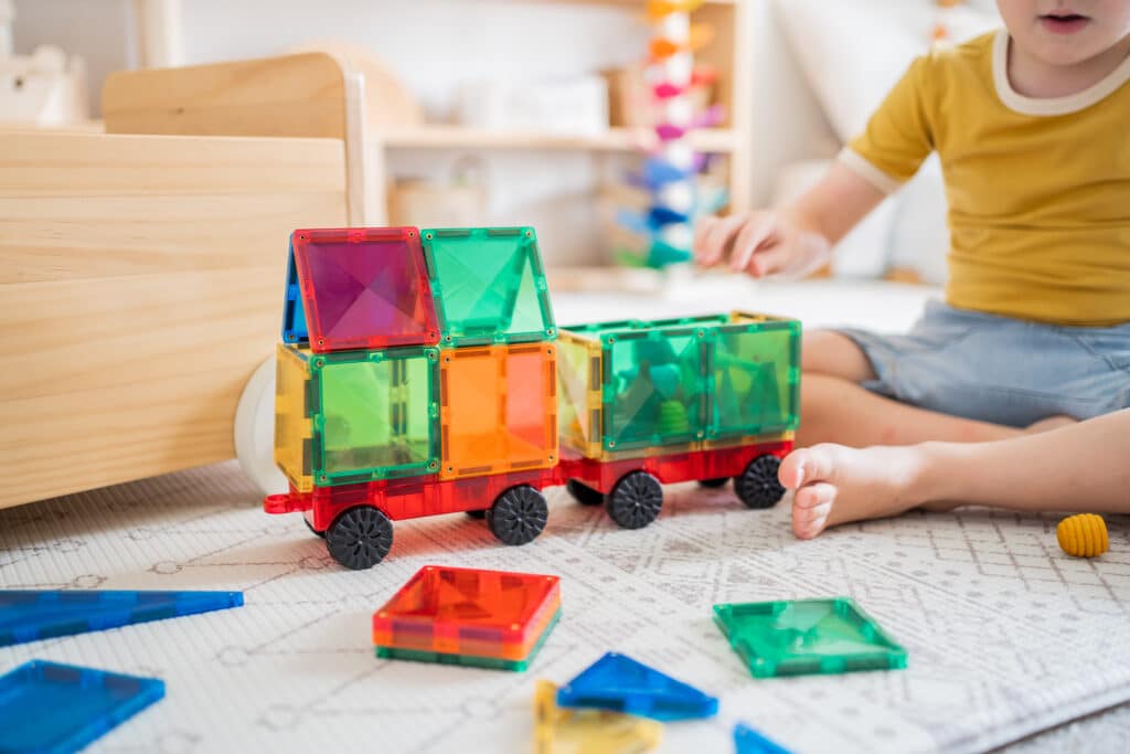 Magnētiskie klucīši, konstruktors - Rainbow Motion Pack magnētiskās flīzes, 24 gab, Connetix flīzītes, CT-R-00024-MO