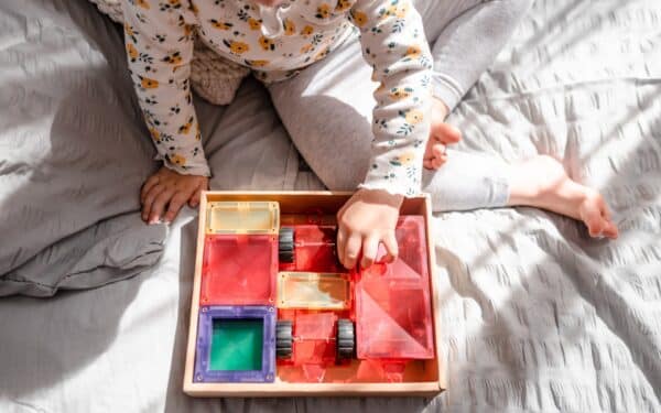 Magnētiskie klucīši, konstruktors - Rainbow Motion Pack magnētiskās flīzes, 24 gab, Connetix flīzītes, CT-R-00024-MO