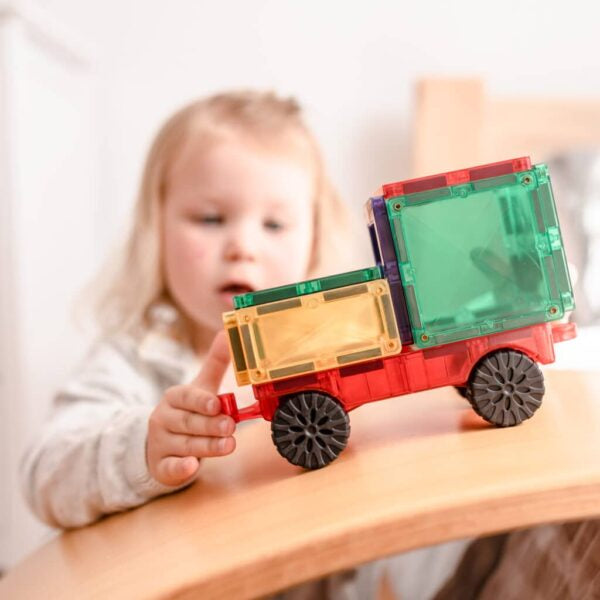 Magnētiskie klucīši, konstruktors - Rainbow Motion Pack magnētiskās flīzes, 24 gab, Connetix flīzītes, CT-R-00024-MO