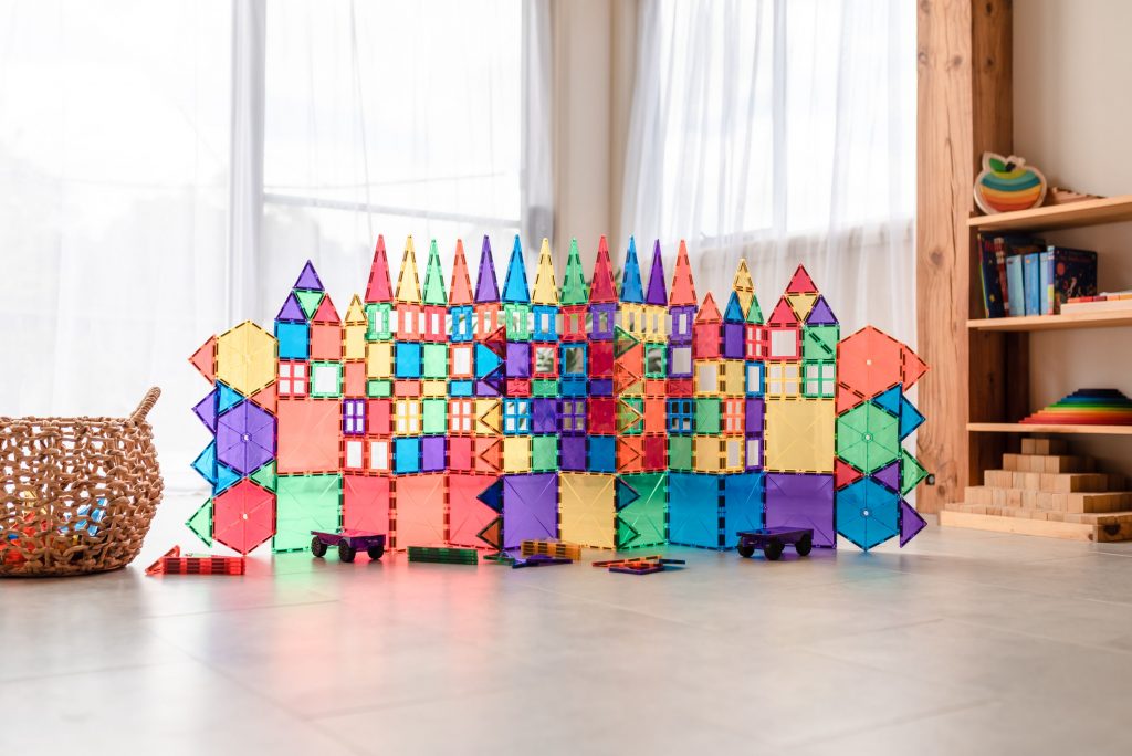 Magnētiskais konstruktors - Rainbow Mega Pack, 212 gab, Connetix