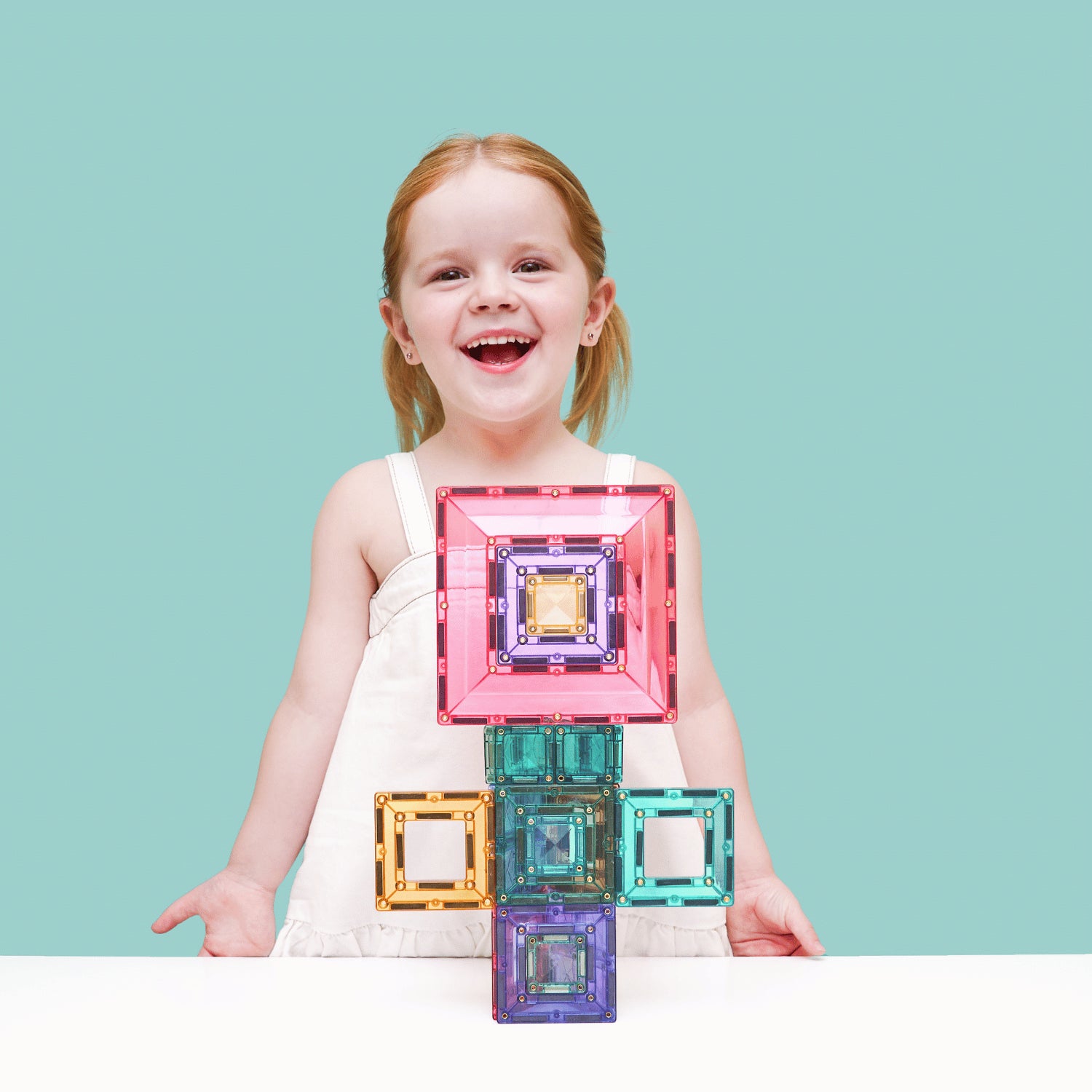 Magnētiskais konstruktors - Pastel Portal Pack, 48 gab, Connetix