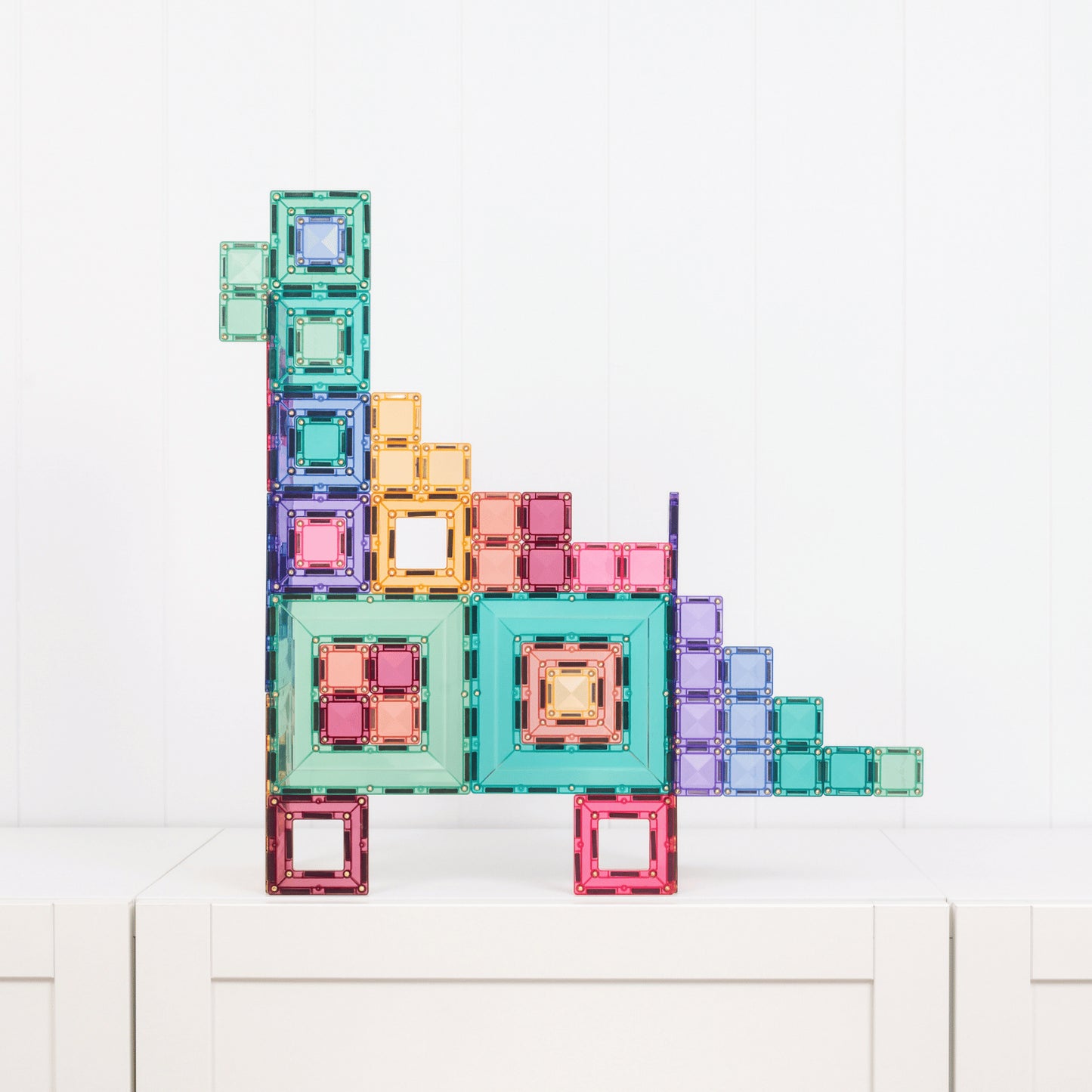 Magnētiskais konstruktors - Pastel Portal Pack, 48 gab, Connetix