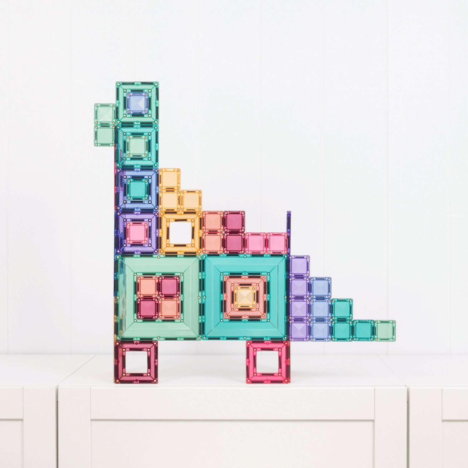 Magnētiskais konstruktors - Pastel Portal Pack, 48 gab, Connetix