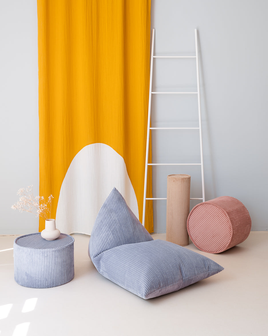 Pufs Blueberry Blue Pouffe, Wigiwama