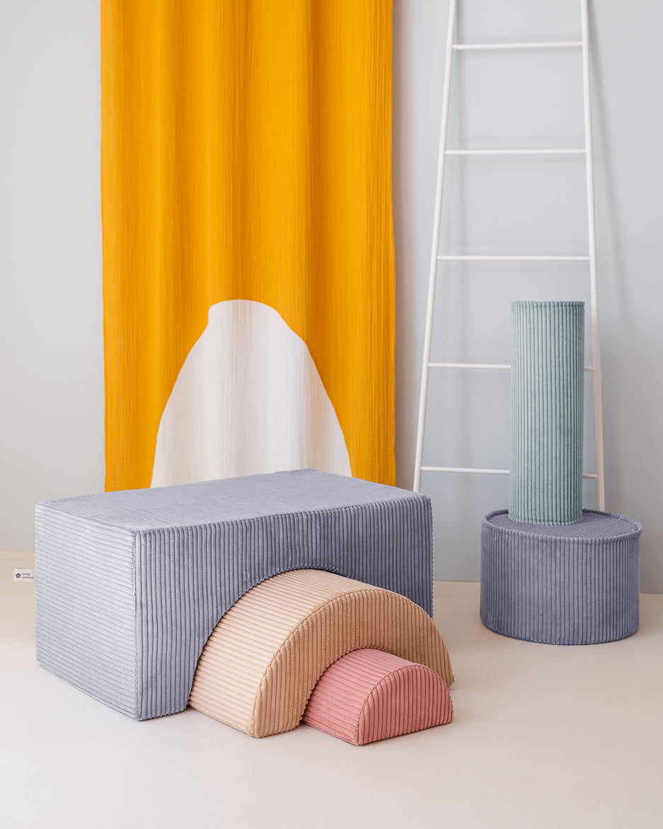 Minkšti žaidimų kaladėlės „Blueberry Blue Rainbow Playset“, Wigiwama