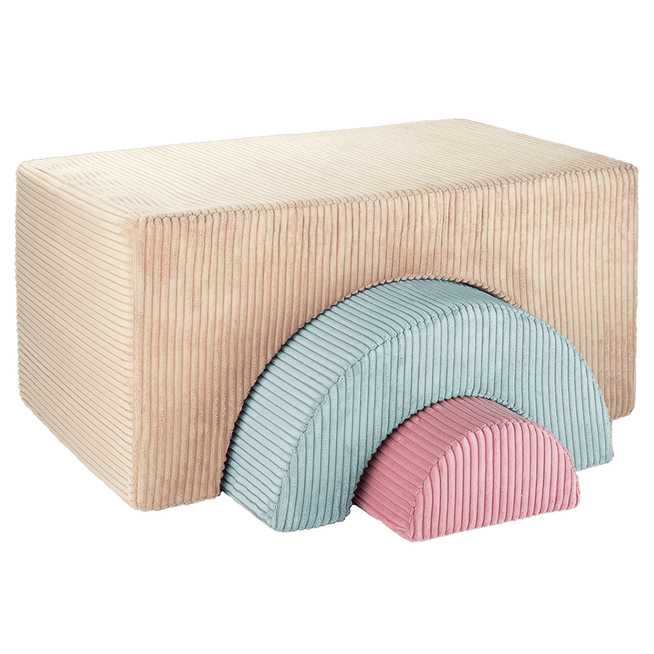 Minkšti žaidimų kaladėlės „Brown Sugar Rainbow Playset“, Wigiwama