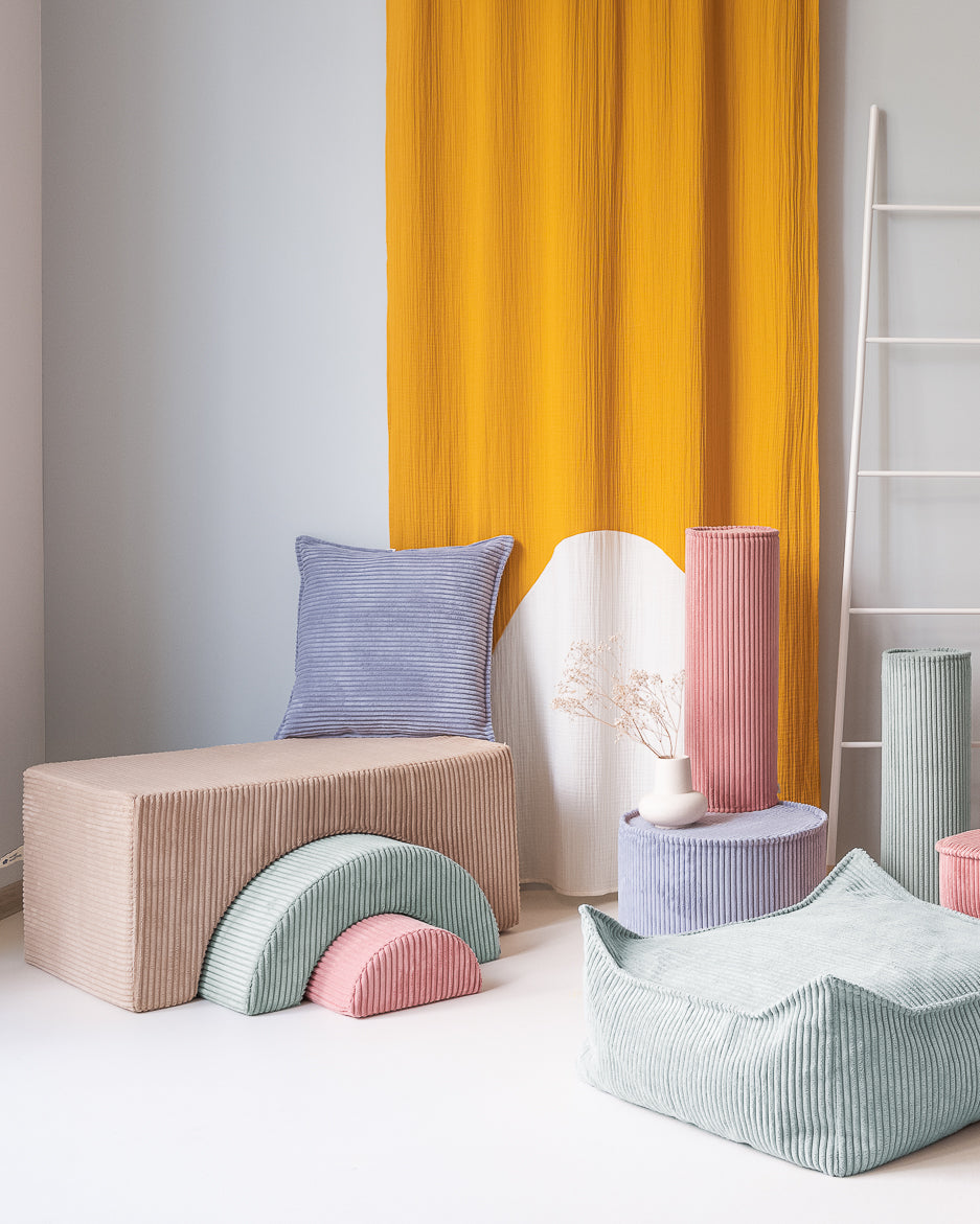 Minkšti žaidimų kaladėlės „Brown Sugar Rainbow Playset“, Wigiwama