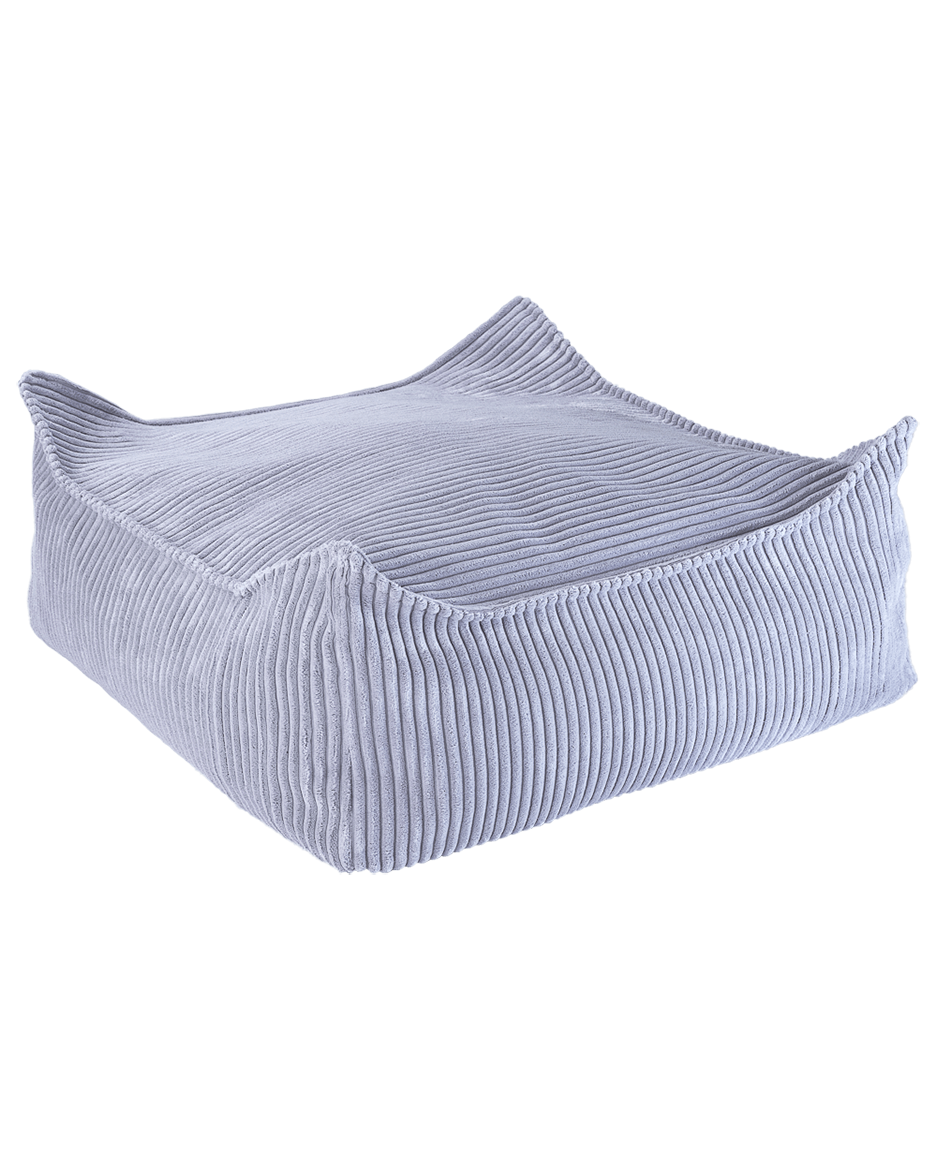 Otomāns Blueberry Blue Square Ottoman, Wigiwama