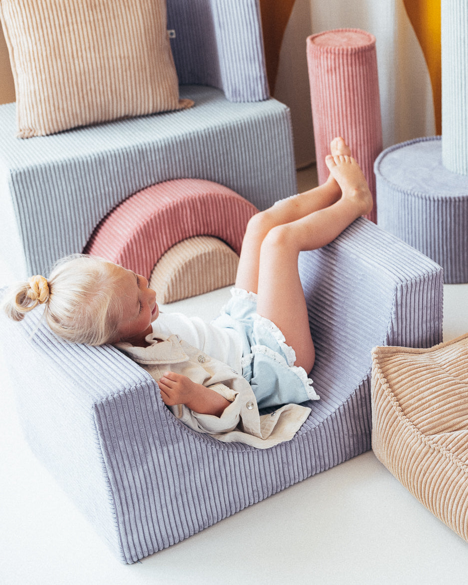 Minkšti žaidimų kaladėlės „Blueberry Blue Rainbow Playset“, Wigiwama