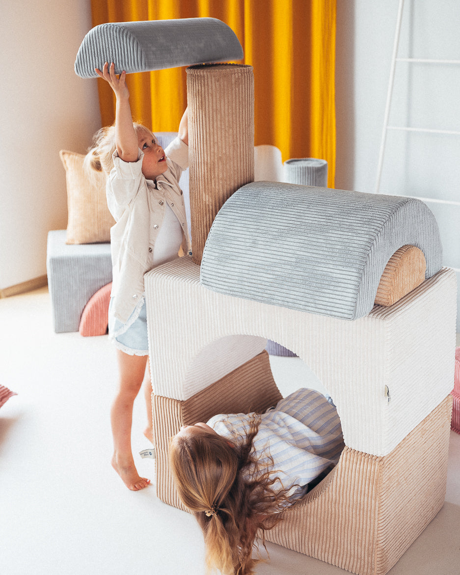 Minkšti žaidimų kaladėlės „Brown Sugar Rainbow Playset“, Wigiwama